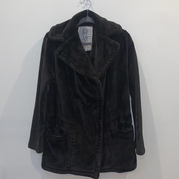 Johnny Was Jackets & Blazers - Johnny Was Fuzzy Black Jacket